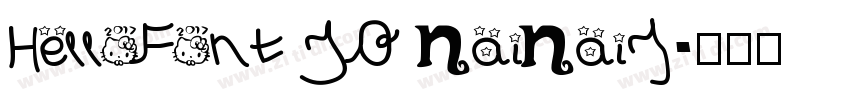 HelloFont ID NaiNaiJ字体转换